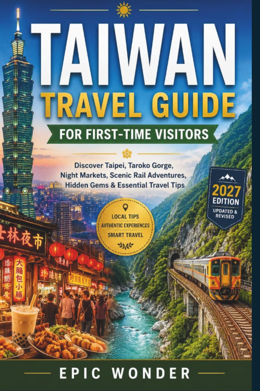 TAIWAN TRAVEL GUIDE FOR FIRST-TIME VISITORS: Discover Taipei, Taroko Gorge, Night Markets, Scenic Rail Adventures, Hidden Gems & Essential Travel Tips