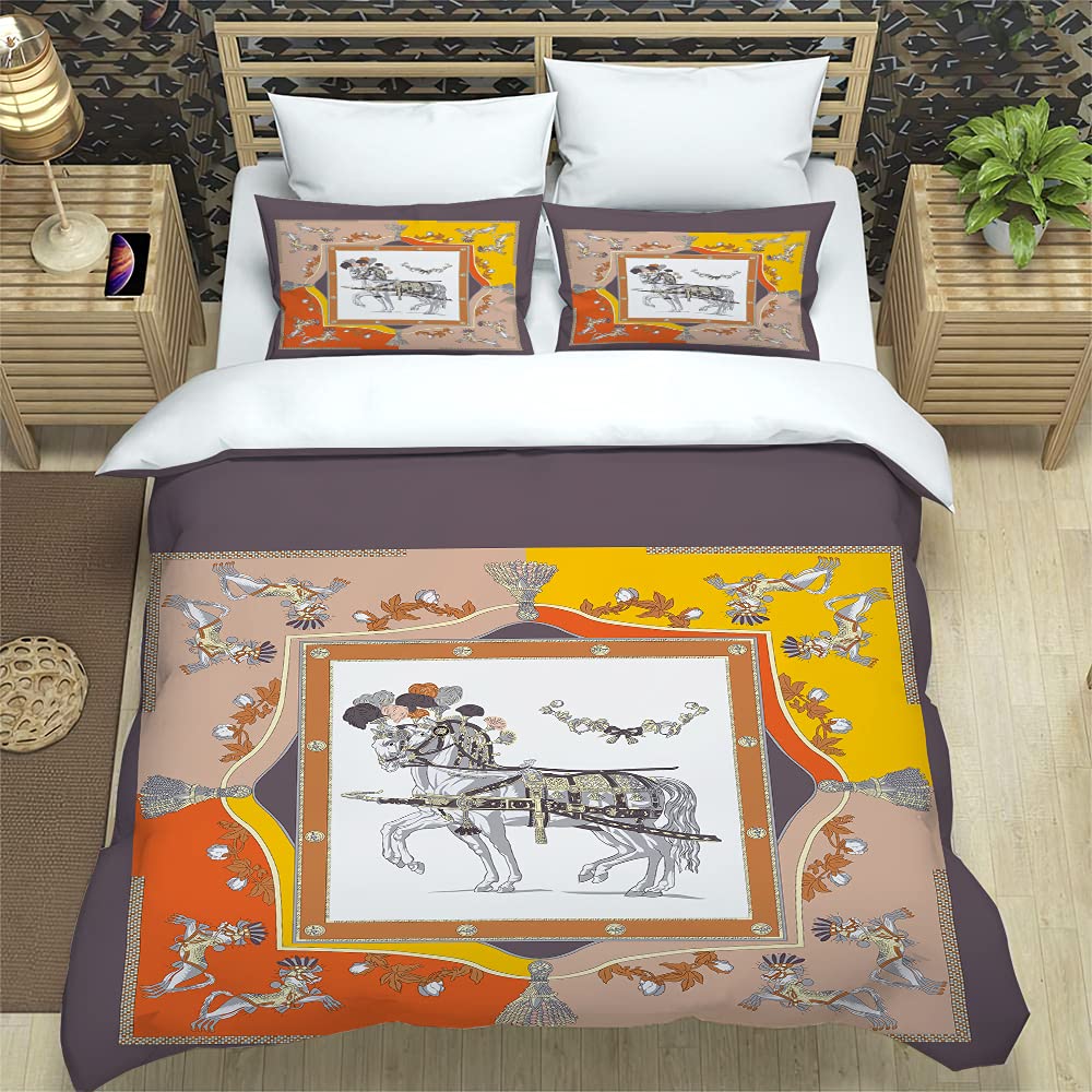 Housse de couette 240 x 260 anti-glissement grâce à sa fermeture éclair pratique