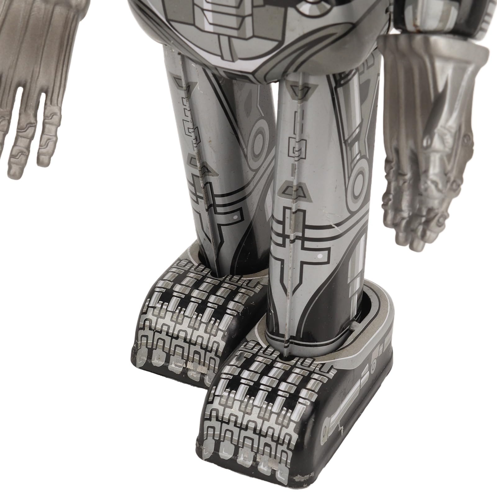 MS288 Giocattolo da Collezione per Adulti Robot retrò Giocattolo di Latta in Metallo con meccanismo a orologeria retrò