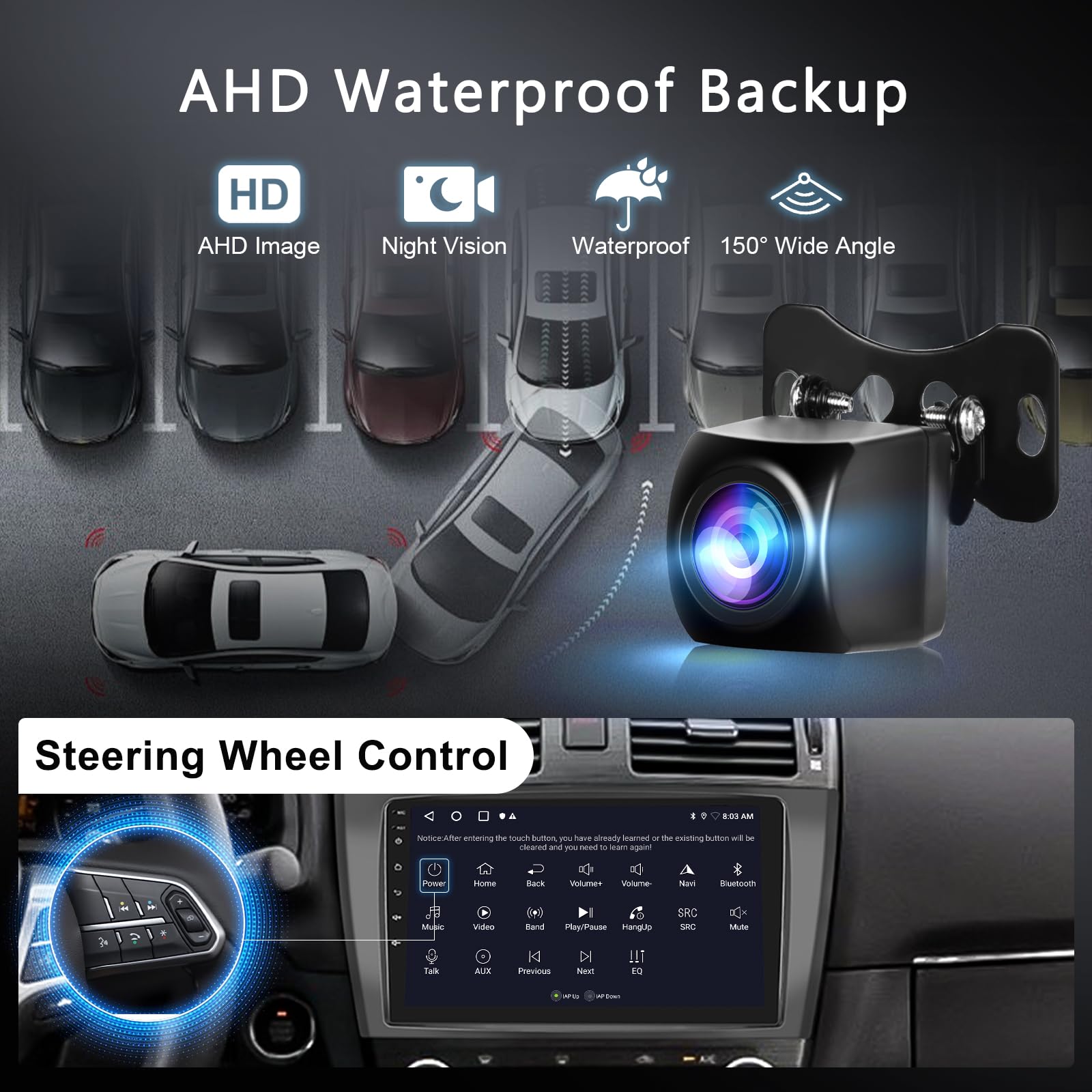 Hodozzy 2G 64G Android 13 inalábrico Carplay Android Auto Radio estéreo para VW Tiguan Jetta