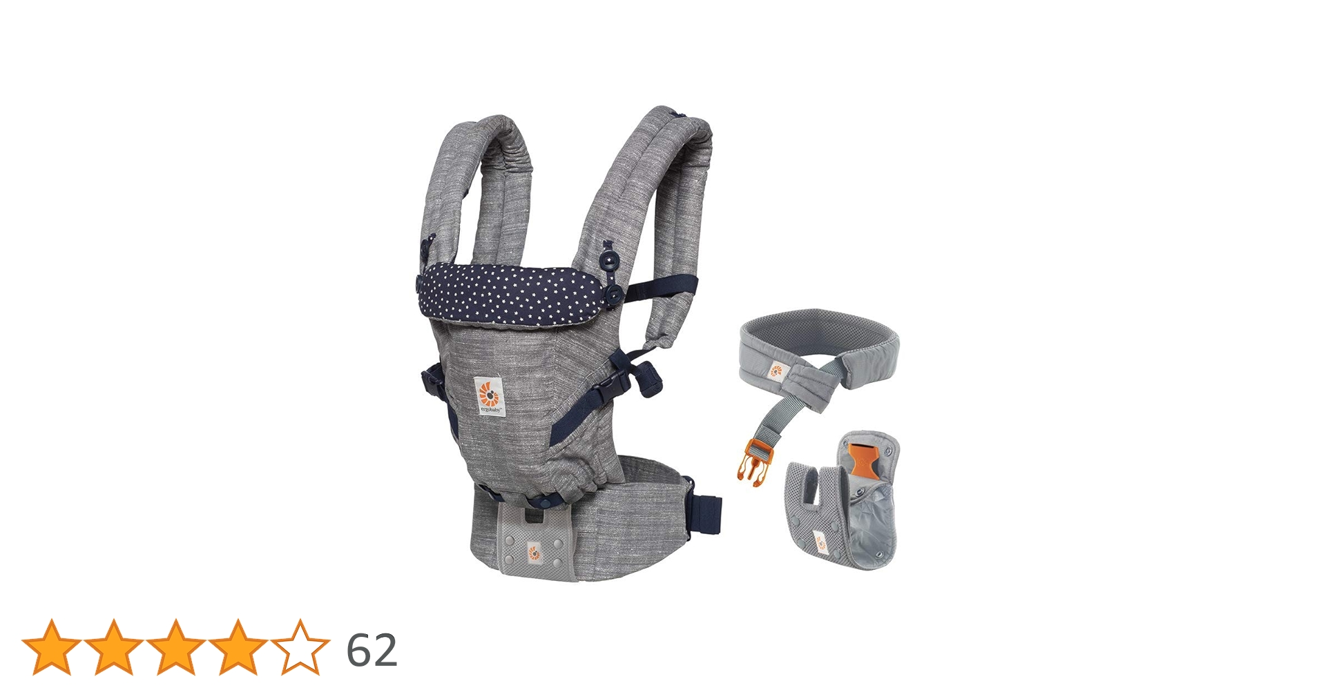 エルゴベビー ADAPT ベビーウエストベルト付き Amazon.co.jp: エルゴベビー (Ergobaby) 抱っこひも おんぶ可