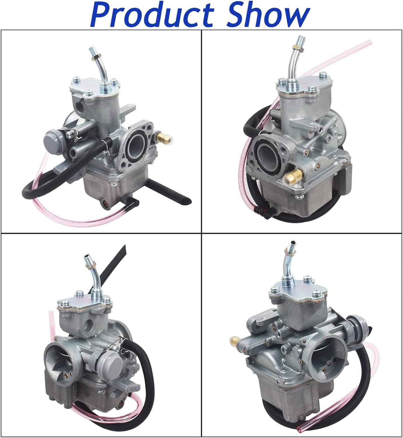 Silscvtt Carburetor Replacement for Yamaha Raptor 50 YFM50 2004 YFM50R 2005-2008 Raptor 80 2002-2008 Moto-4 80 1985-1993 Champ 100 YFM100 1987-1991
