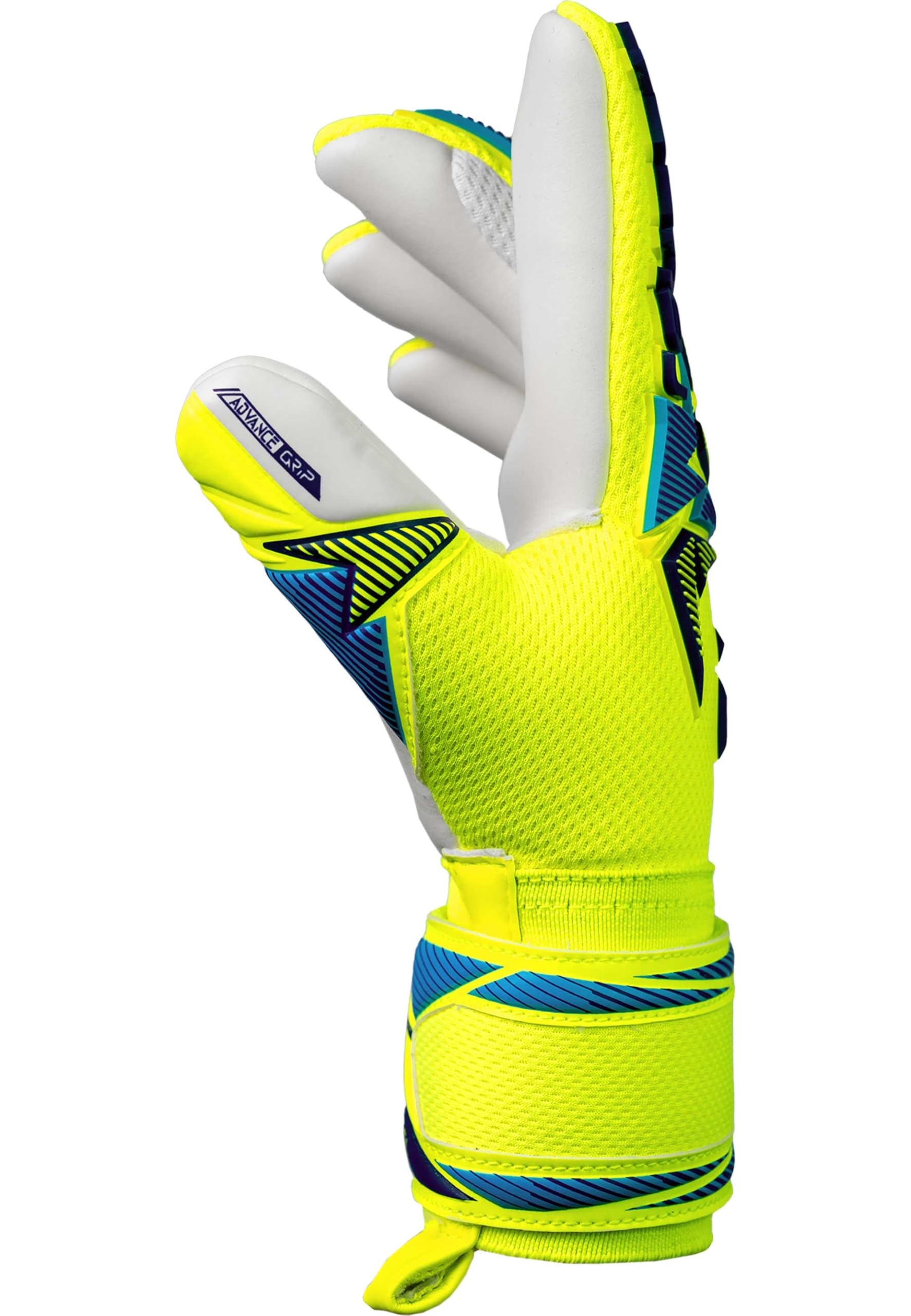 Reusch Gants de Gardien de But pour Enfants et Adolescents |Respirants | pour l'entraînement et Les matchs | Gazon Naturel et synthétique | Tailles 4 à 8 | Attrakt Freegel Advance Junior