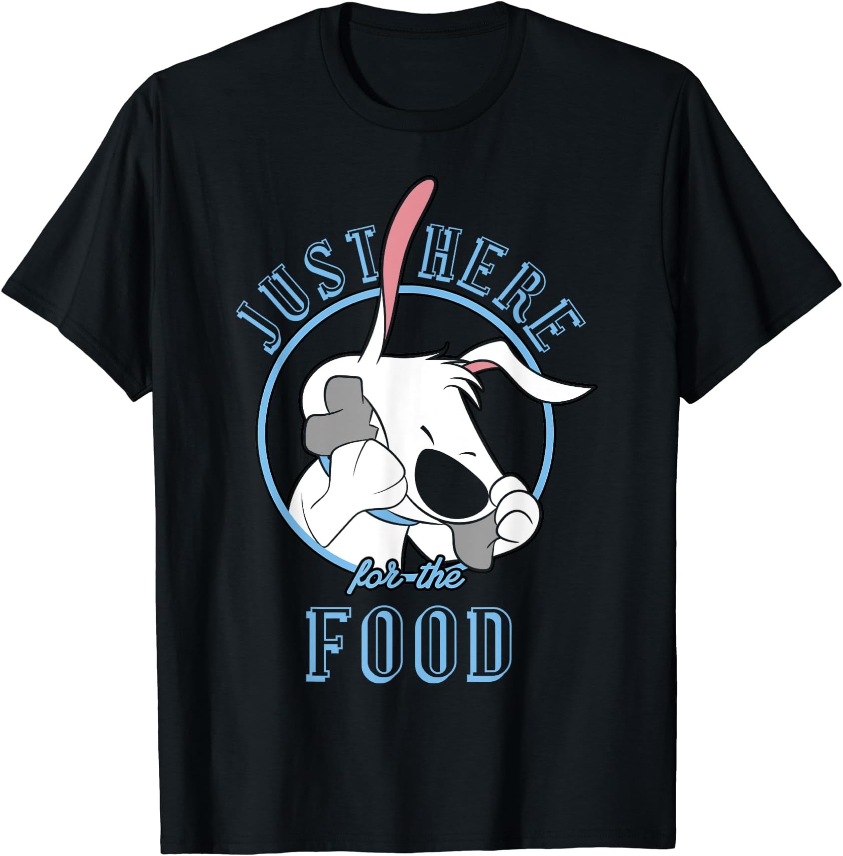 disneyMulan Little Brother Just Here For The Food Portrait T-Shirt
