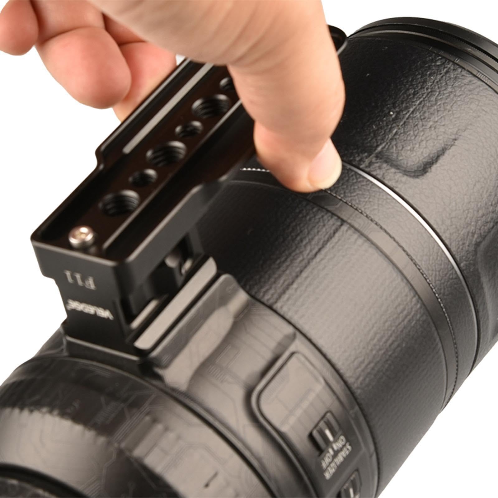 Objektivfuß Zubehör, Objektivstütze, Ersatz für RF 800mm F11, mit passenden Schraubenlöchern und professioneller Fertigung. Halterung aus Aluminiumlegierung.