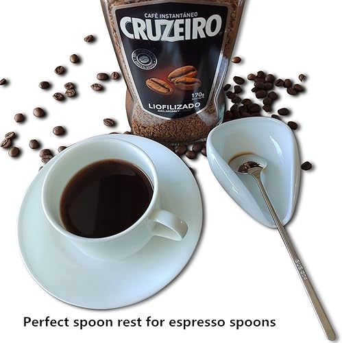 Miniatura 2 de Soporte para cuchara y cuchara de café, soporte de cuchara de café de cerámica, soporte para cuchara pequeña para agitadores de café, cucharadita,