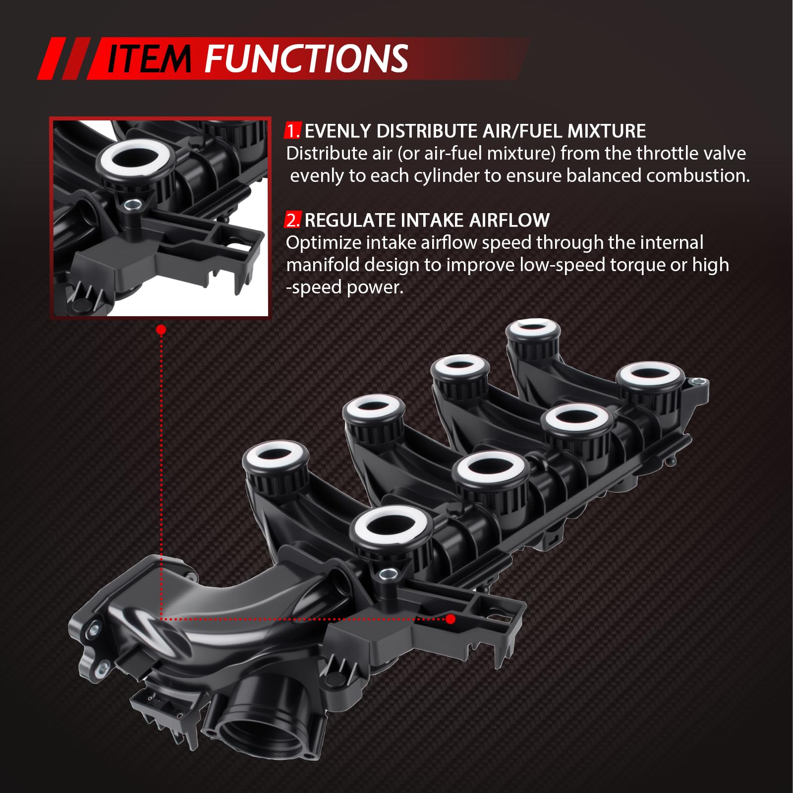 Collettore di aspirazione Modulo di aspirazione Modulo collettore di aspirazione per 1.6 HDI 1007 206 207 307 308 Berlingo C2 C3 C4 C5 Accessori auto Codice articolo 9684941780 0361.N3