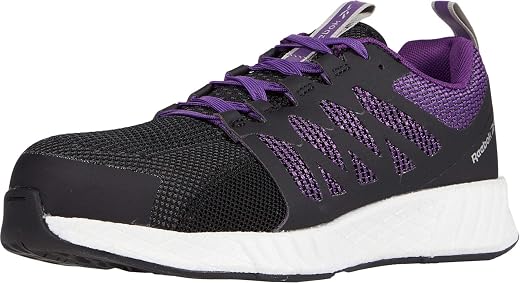 Reebok Womens Rb314 Womens Fusion Flexweave™ Work Safety Toe Athletic Work Shoe Heritage Teal