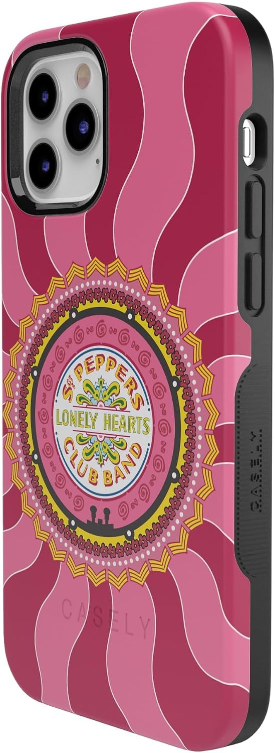Casely iPhone 12/12 Pro Case | Lonely Hearts Club | The Beatles SGT. Pepper's | Bold Protective Design | Compatible with MagSafe