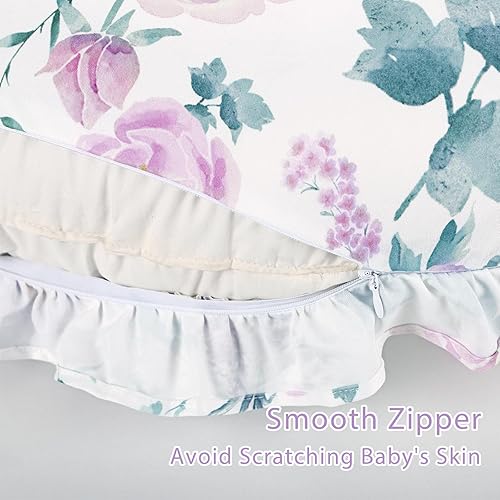 Miniatura 6 de Funda de almohada de lactancia, funda extraíble para almohadas de lactancia, ultra suave y transpirable, funda de almohada de alimentación con