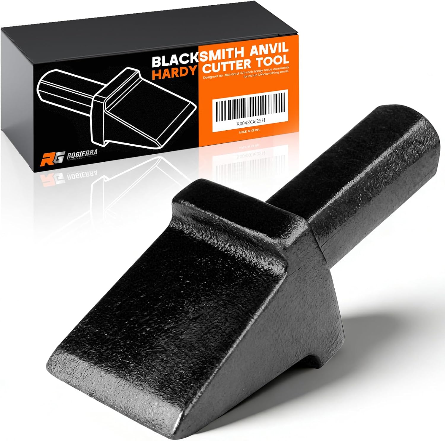 3/4 inch Blacksmith Anvil Hardy Cutter Tool Forge Tool Shank Cutter