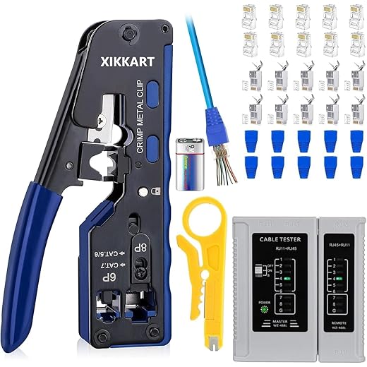 XIKKART RJ45 Crimping Tool Kit
