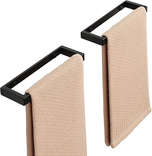 Vista 71 de Alise Toallero de baño, soporte de pared para toallas de baño, toallero para baño, toallero de acero inoxidable SUS304 de 8 pulgadas, negro mate