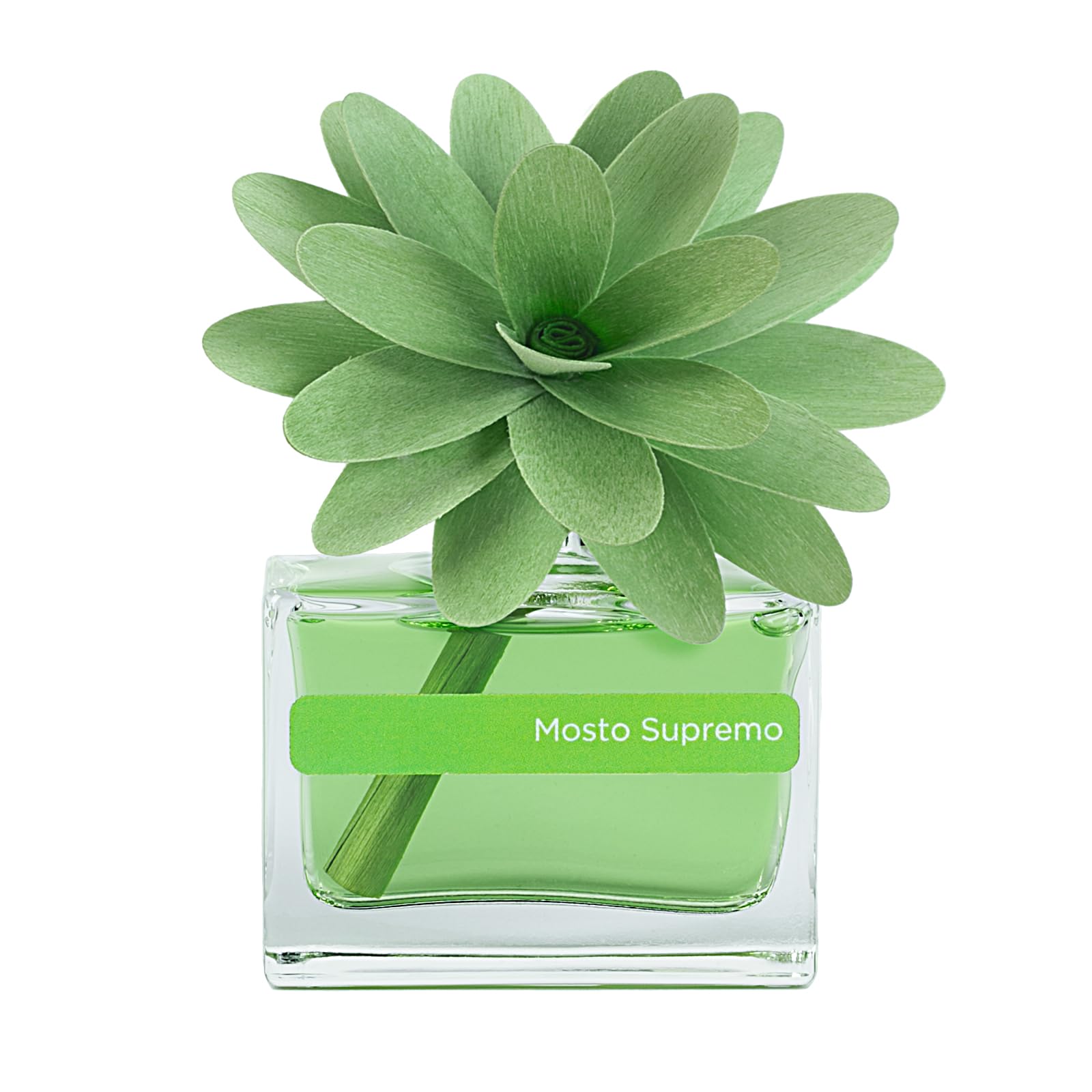 MUHA Raumduft Flower Diffuser Mosto Supremo – 30 Ml, Glas-Diffuser