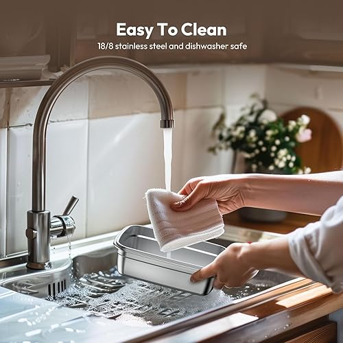 Miniatura 4 de Fiambrera eléctrica inalámbrica para adultos, hombres y mujeres, calentador de alimentos recargable con batería con contenedor de 1 litro, cuchara