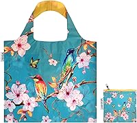 Vista 4 de Wrapables Bolsa de compras reutilizable grande con bolsa exterior