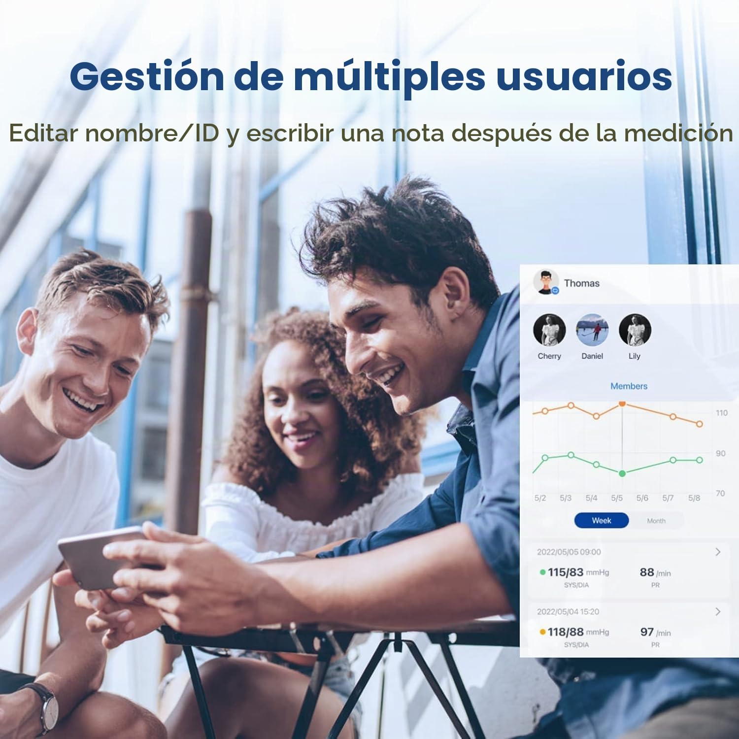Viatom Armfit Plus Tensiómetro De Brazo Bluetooth Con Ecg, Monitor Para La Presión Arterial, Detección De Arritmias, Compatible Con Dispositivos Ios Y Android