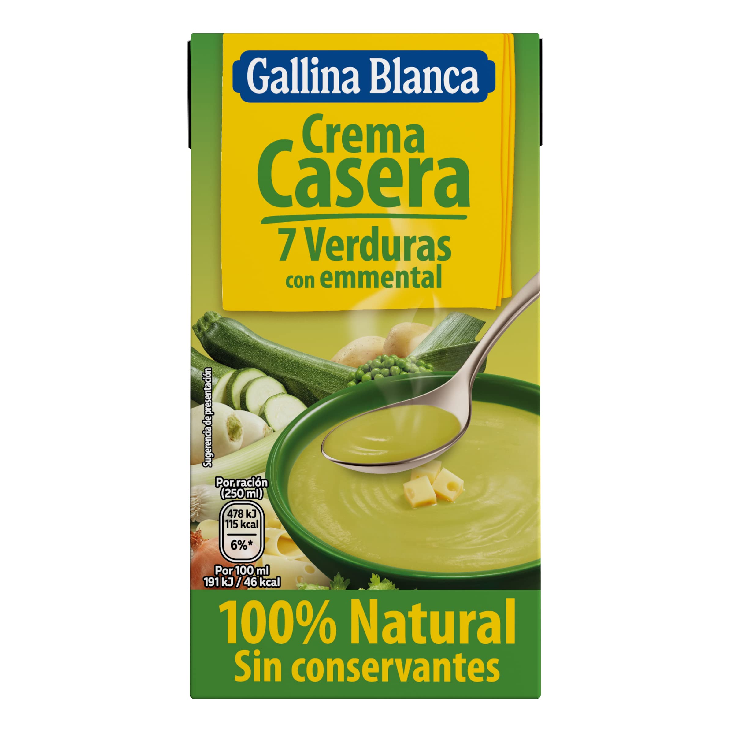 Gallina Blanca - Crema casera de verduras 500 ml - 3