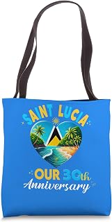 St. Lucia Couples Honeymoon Vacay Tote Bag