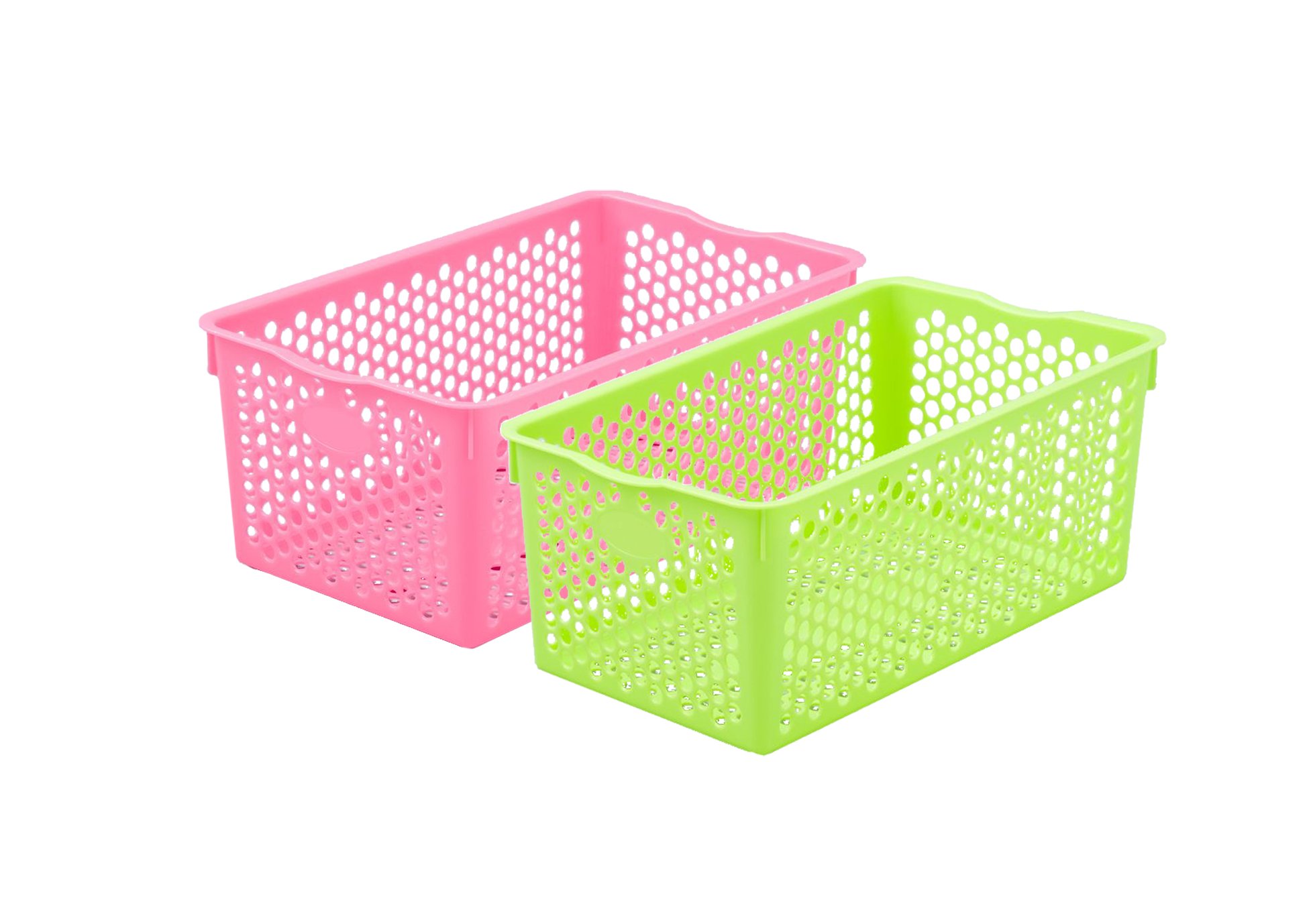 Amazon.co.jp: サンコープラスチック カラフル冷凍庫バスケット