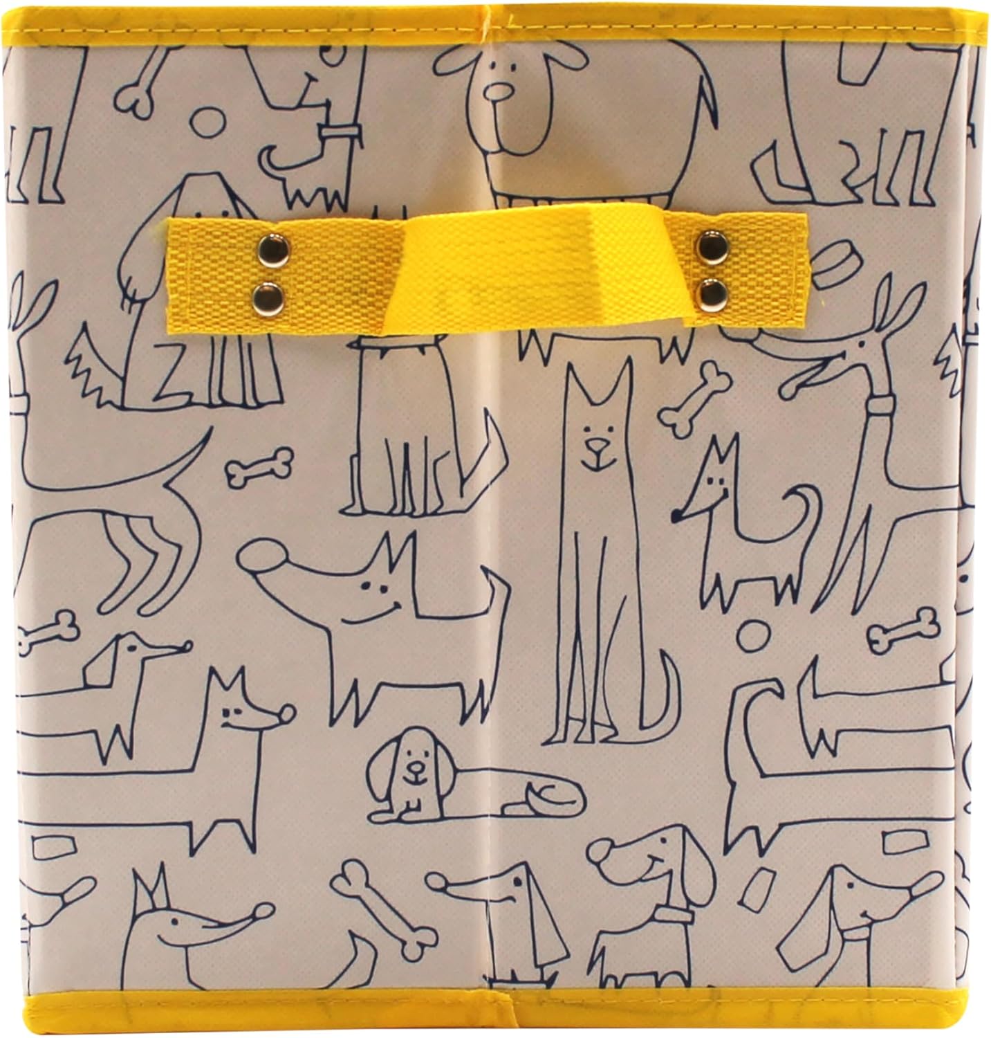 Earthwise Deluxe Collapsible Reusable Shopping Box Grocery Bag Set with Reinforced Bottom Bins Cubes (Set of 3) - Image 7