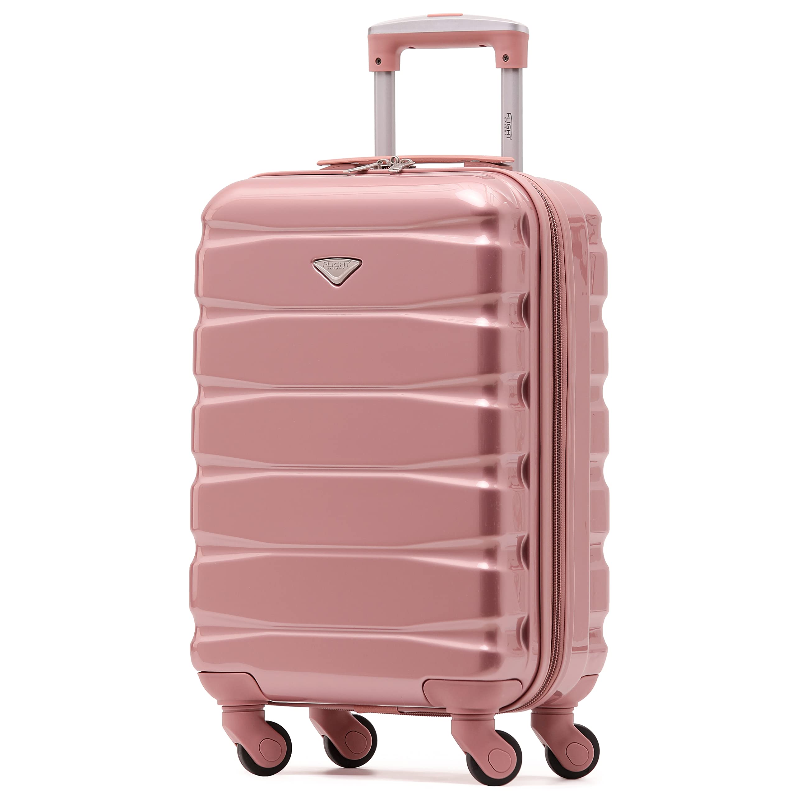 Flight Knight 56x45x25 EasyJet Cabin Bag, Jet2, British Airways Suitcase - Lightweight Small Durable 4-Wheel Cabin Case, Maximum Carry-On Size, ABS Hard Shell, 10kg Hand Luggage Bag- 56 x 45 x 25 — view 117