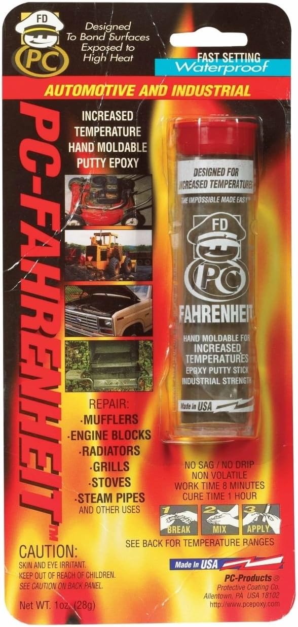 Pc Epoxy 025543 Pc Fahrenheit High Heat Heavy Duty Epoxy Paste Glue Adhesive