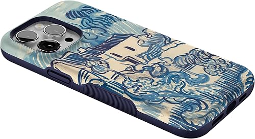 Vista 760 de Casely Funda para iPhone 15 Pro Max Jardín Secreto Flores mixtas Funda atrevida Compatible con MagSafe y botón de acción Secret Garden