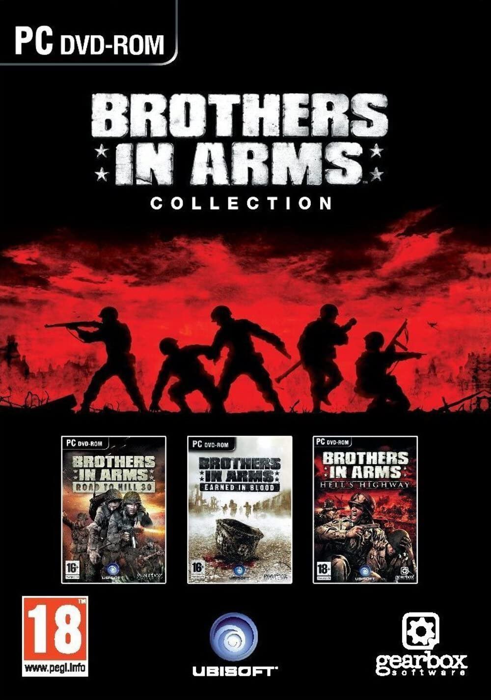 Brothers in Arms Collection includes Road to Hill 30/Earned in Blood/Hell's Highway (PC DVD)
