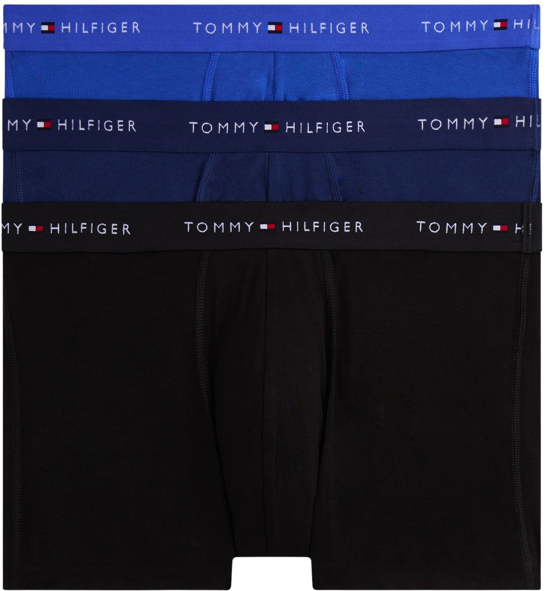 Tommy Hilfiger Herren 3er Pack Boxershorts Trunks mit Stretch
