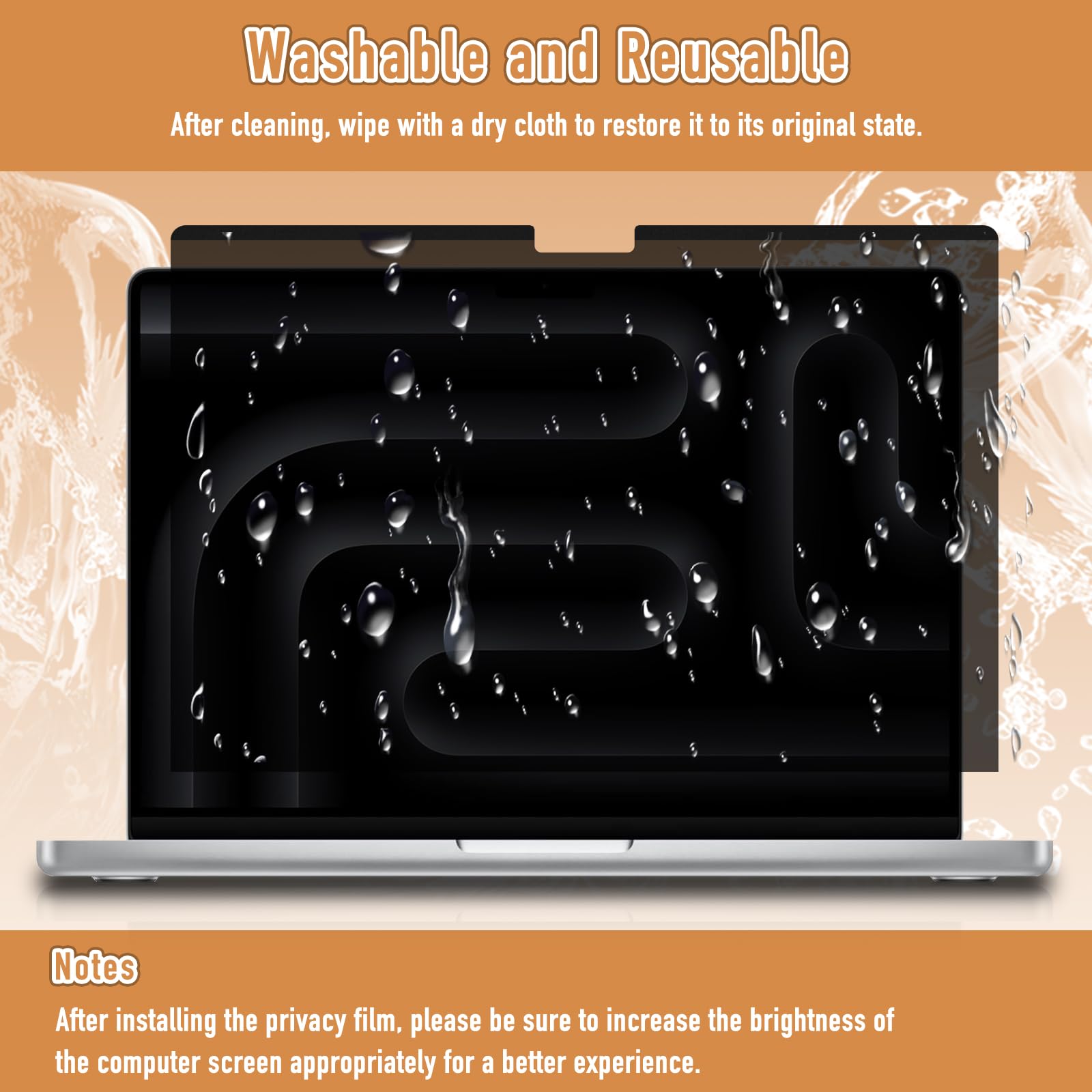 Magnético Filtro de Privacidad para MacBook Air 13,6 Pulgadas (2022-2026, M5/M4/M3/M2), Anti Luz Azul, Antirreflectante, Extraíble Filtros de Pantalla para Ordenador portáti para Mac 13,6”