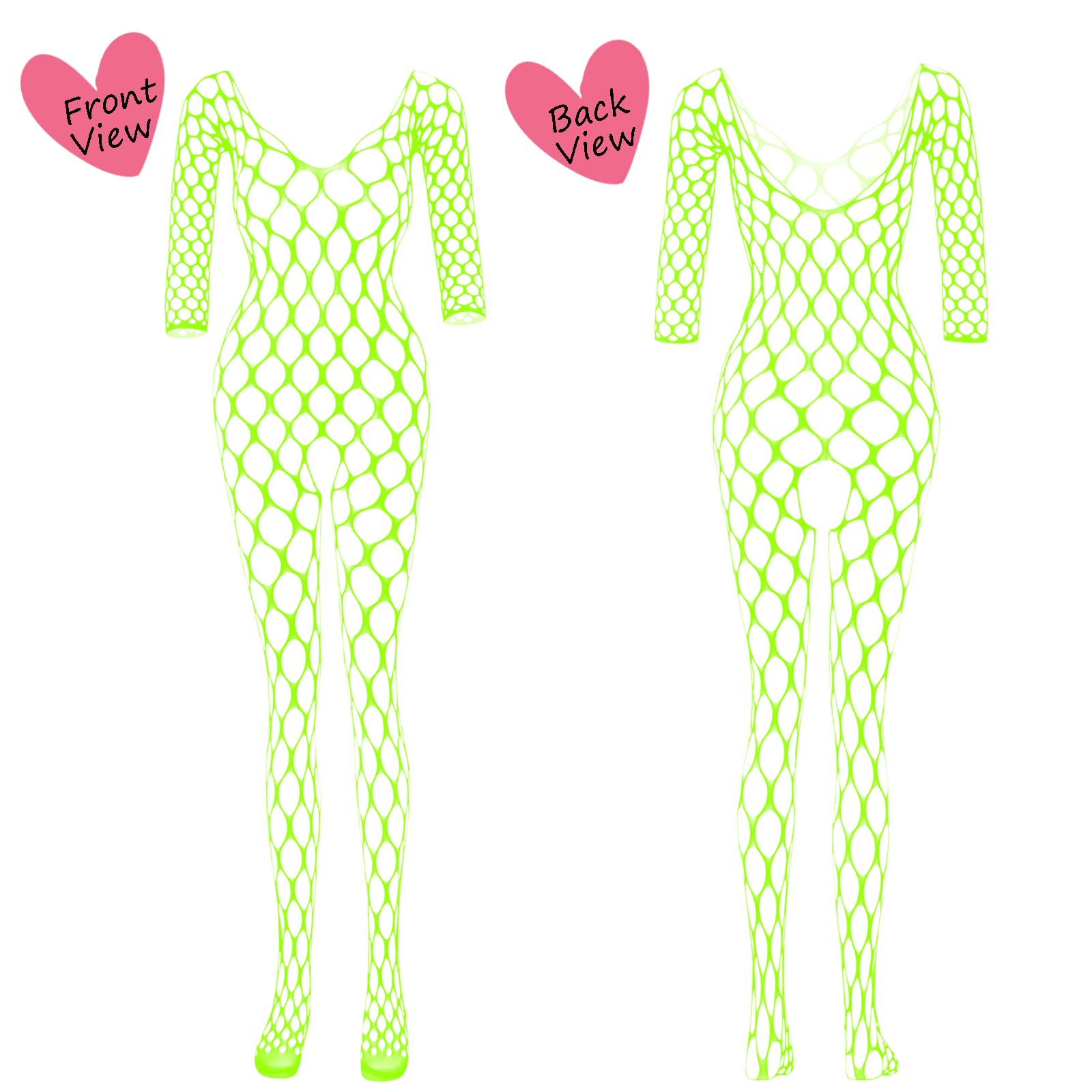 Women's Fishnet Lingerie Lace Stockings Bodysuits Mesh Babydoll for Women