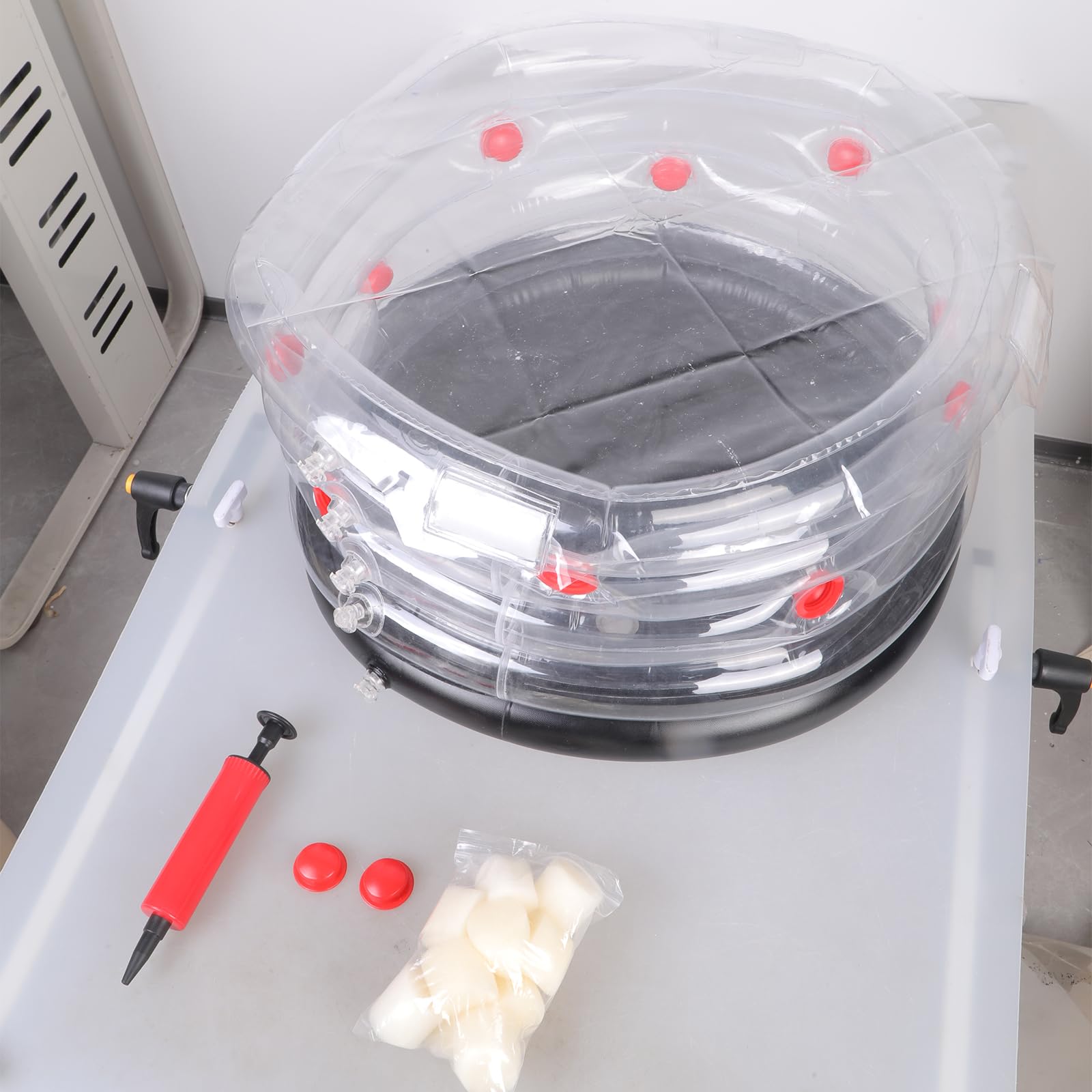 Kit de culture de champignons remplis d'air convivial pour une utilisation sans effort en PVC