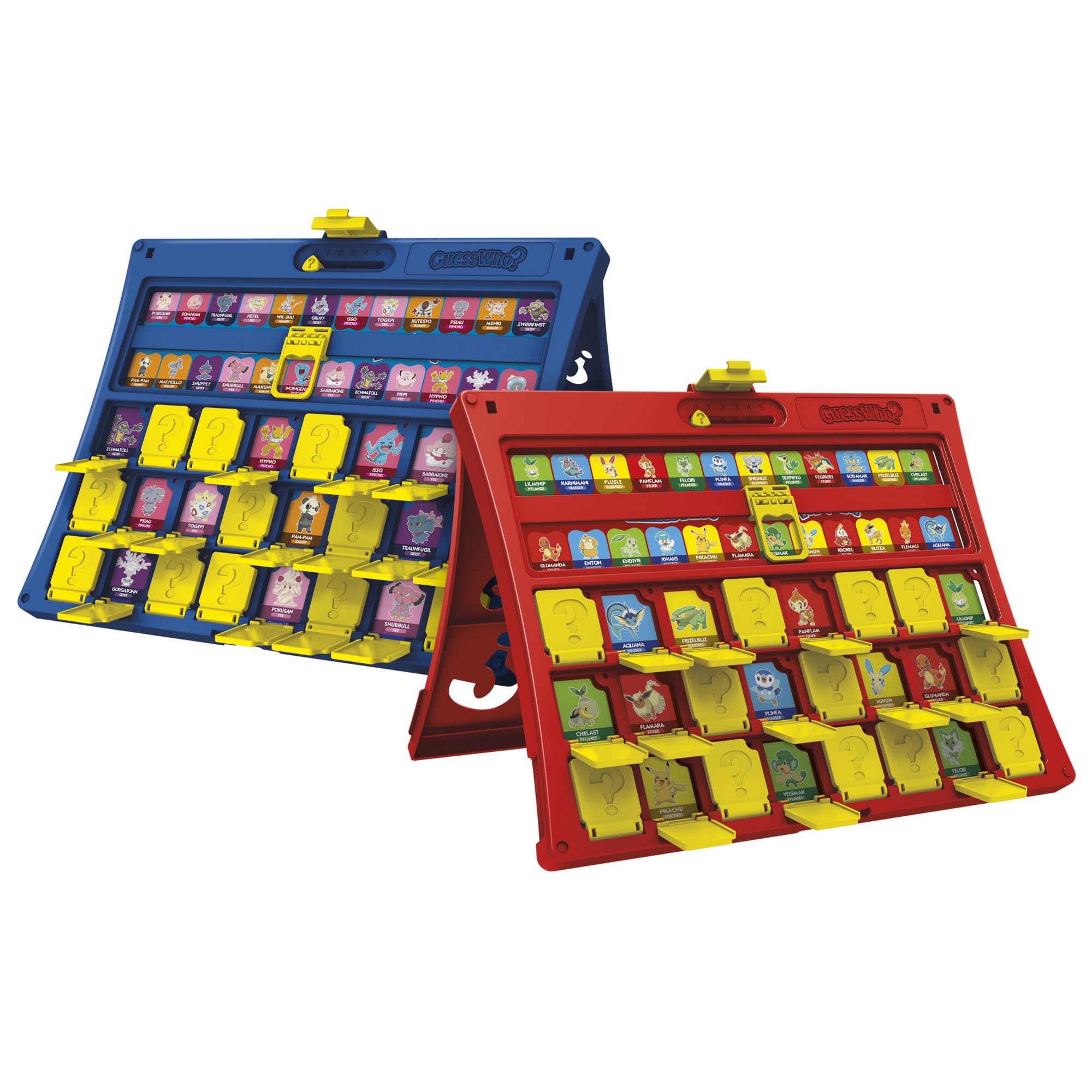 Wer ist es? Gioco Pokémon Edition, 48 Pokémon, divertenti giochi da tavolo per famiglie, 2 giocatori, 15 minuti, gioco per viaggi, dai 6 anni in su, versione tedesca
