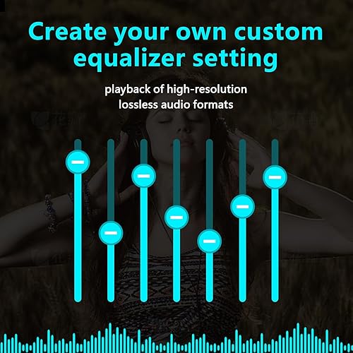 Miniatura 4 de Reproductor de MP3 con Bluetooth 5.0, reproductor de música digital Mp3 portátil de alta fidelidad, reproductor de música digital, 25 horas de