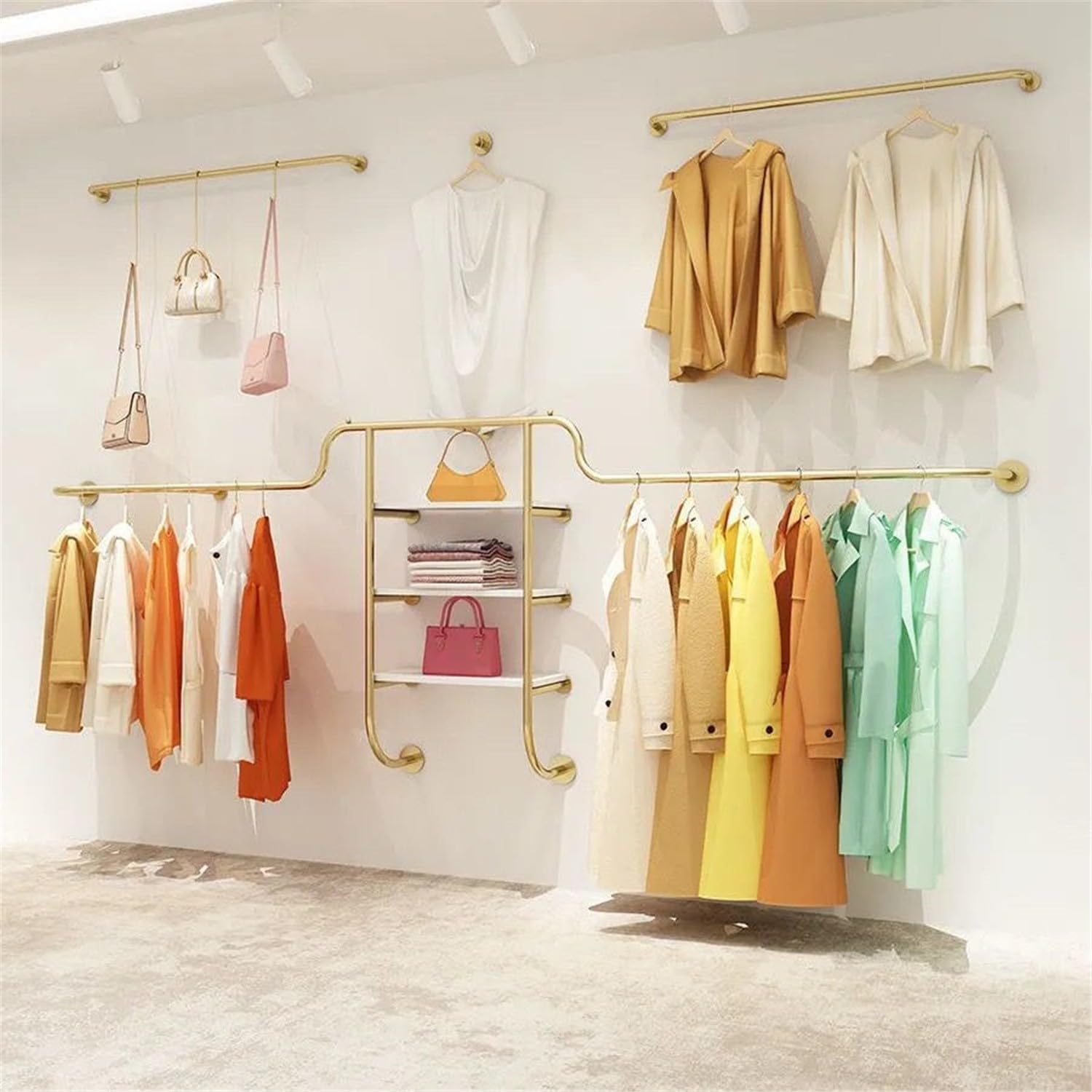 Porte-manteau industriel suspendu pour sublimer votre dressing