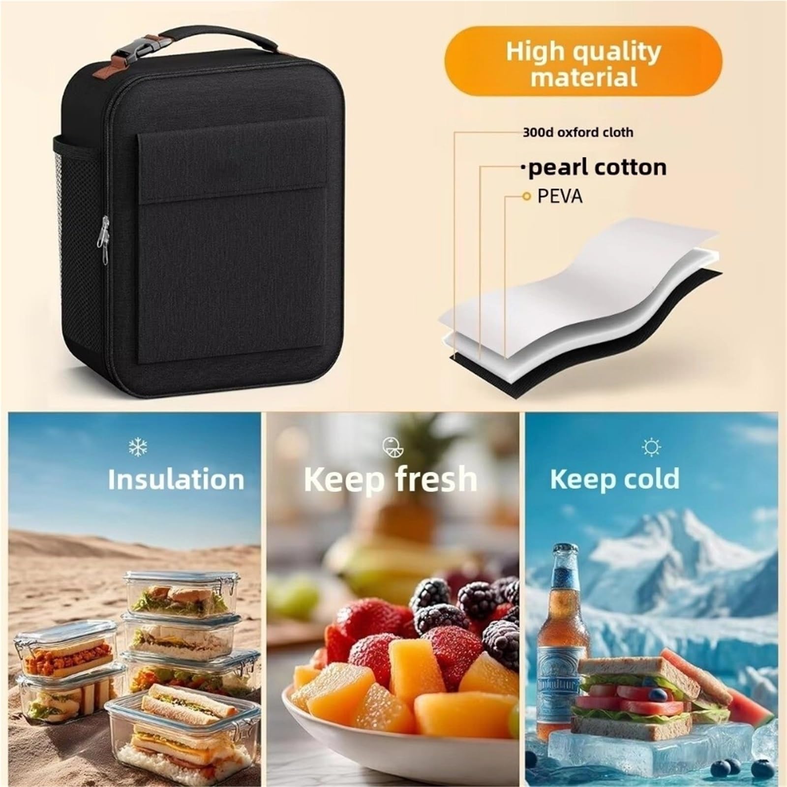 Kühltasche Verdickte Thermo-Lunch-Tasche