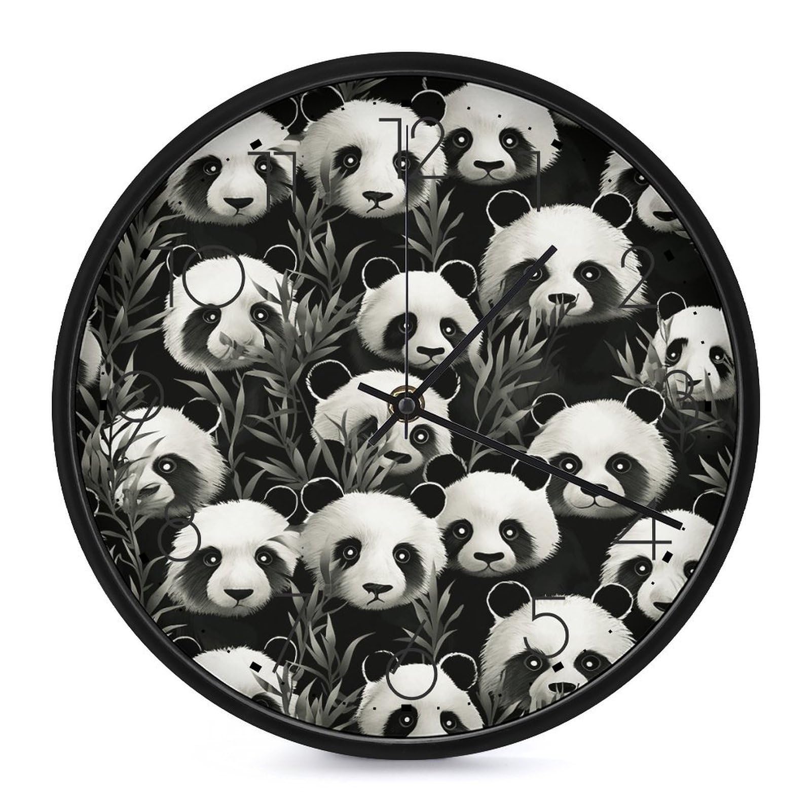 Horloge murale sans tic-tac à piles pour un sommeil paisible dans la chambre