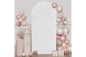 6FT Sparkling Arch Sequin Cover for Prom and Party Decorations