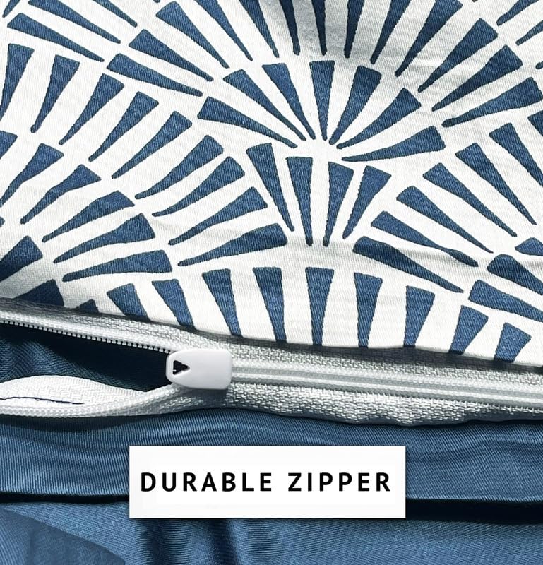 Luxe Dreams Scallop Pattern Single Duvet Cover Set, Reversible Quilt Cover with 1 Pillowcase - Image 4