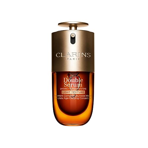 Miniatura 14 de Clarins DOUBLE SERUM LIGHT TEXTURE | Anti Aging Serum | Visibly Firms, Smoothes, Boosts Radiance and Refines Pores | 24H Hydration | Great for