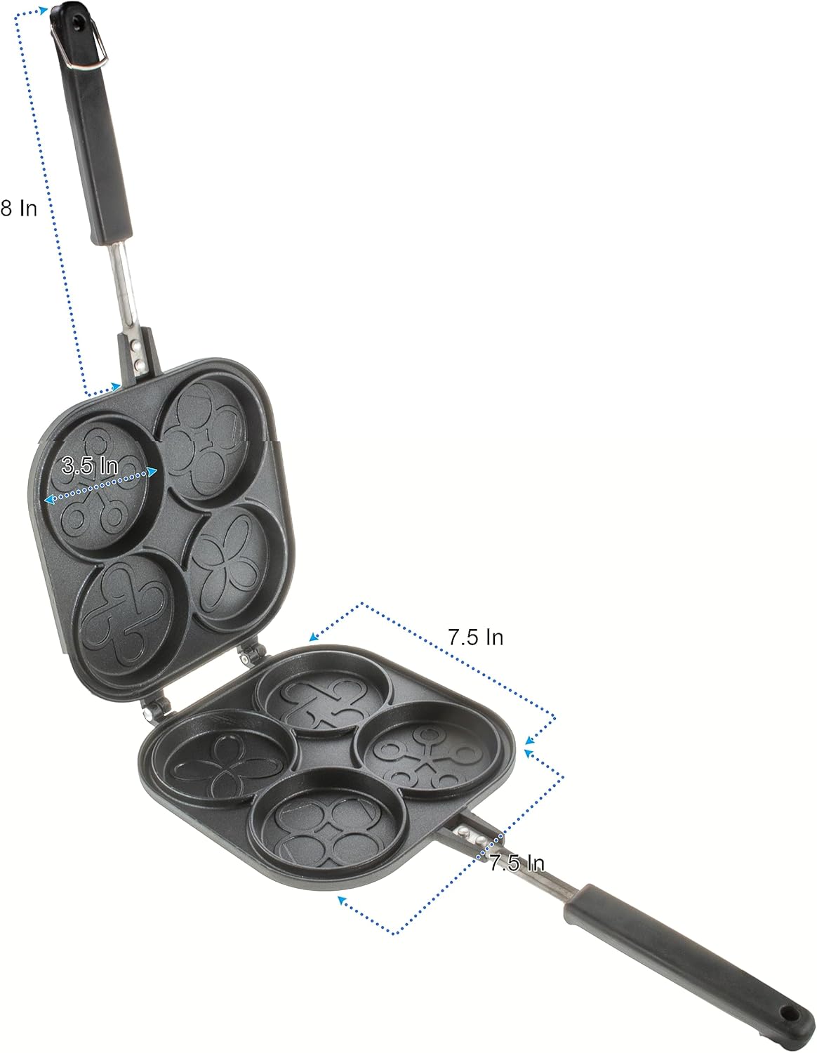 STAR SUPER DEALS Pancake Pan Maker Nonstick Double Kuwait Ubuy