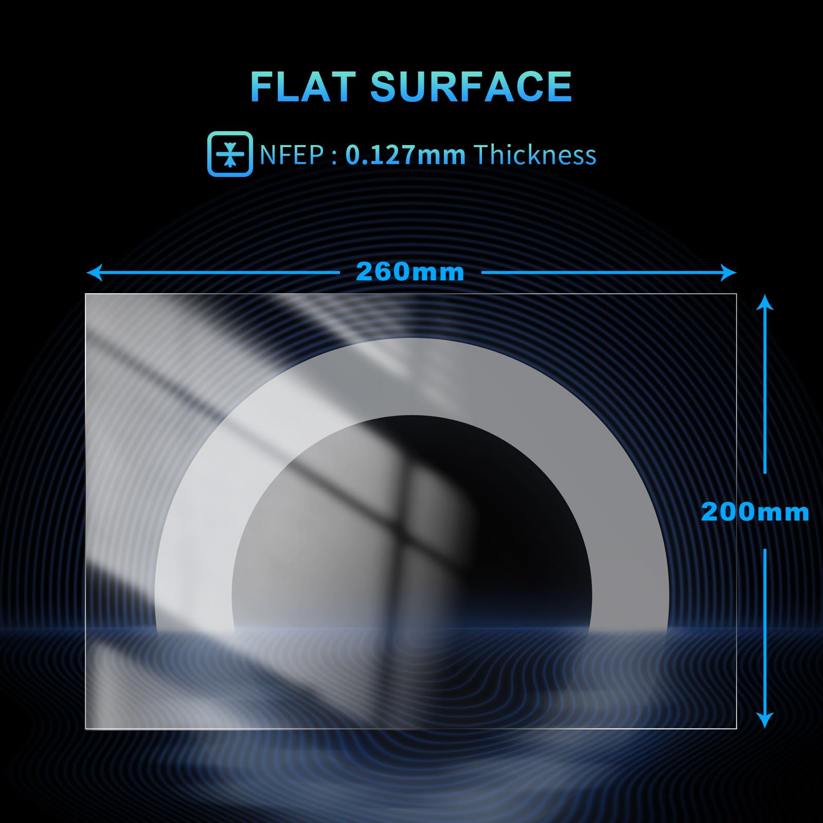 ALadrs 5 unidades FEP 2.0 NFEP para impresora 3D de resina, nFEP(PFA), película de separación para ELEGOO Saturn S, Photon M3, Sonic Mini 8K, Mono X 6K, M3 Plus 7,1" -9,25" impresora 3D de resina LCD,