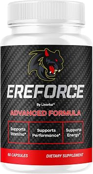 Ereforce - Ereforce Capsules Advanced Daily Formula Premium All Natural Ingredients- Maximum Strength, EreforcePills Support Reviews for Overall Health and Wellness, 60 Capsules for 1 Month