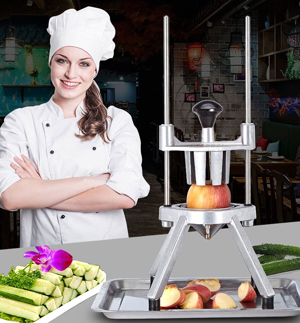 Cortador de frutas, cortador de limón y lima, resistente, 6 secciones, 8 secciones, hoja de acero inoxidable para bares, restaurantes, fiestas, herramientas de cocina