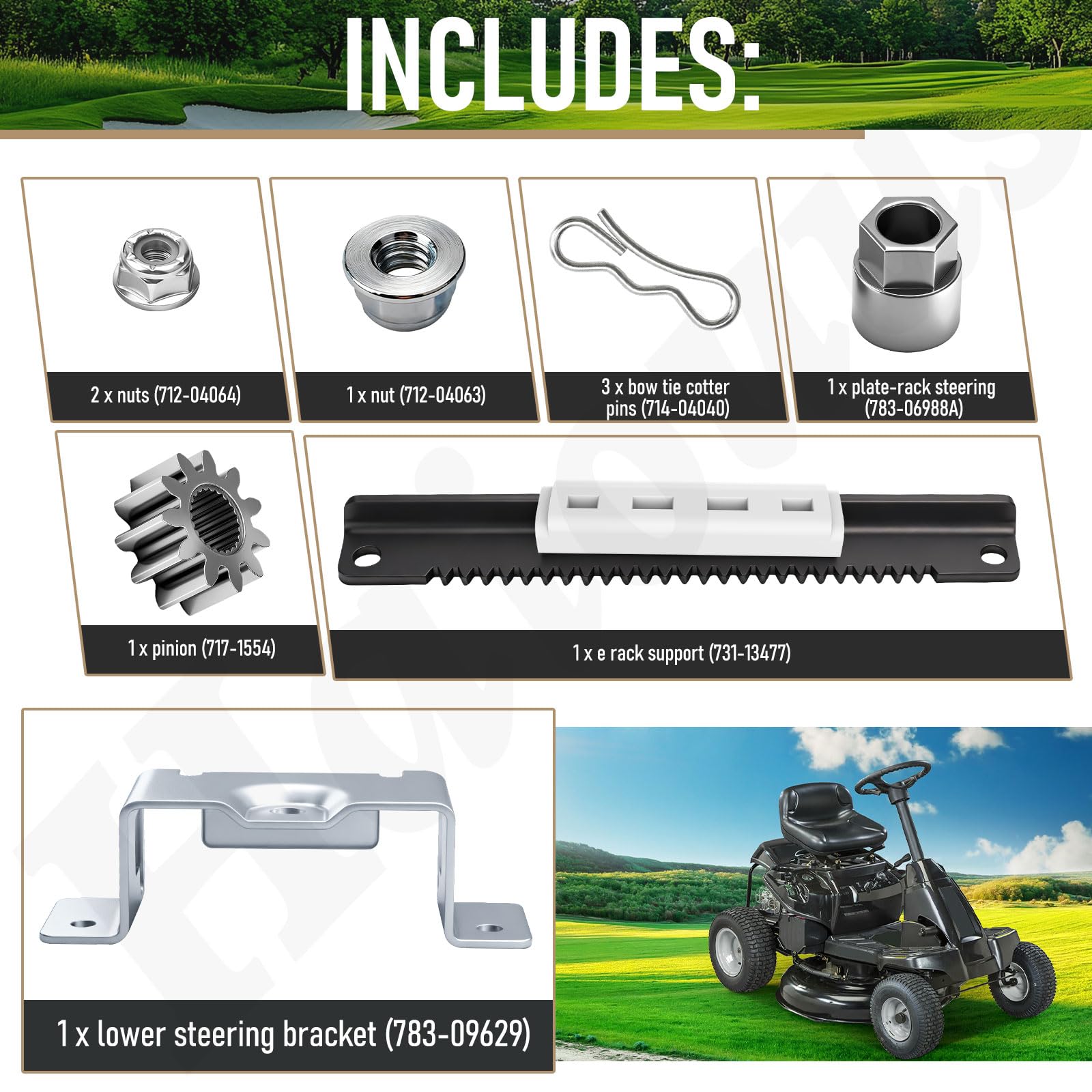 Amazon.com : 753-11064B 783-07239A 75311064B CR12 Steering Service