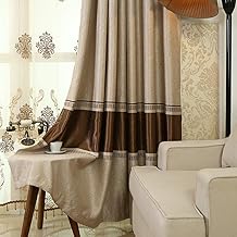 curtains brown