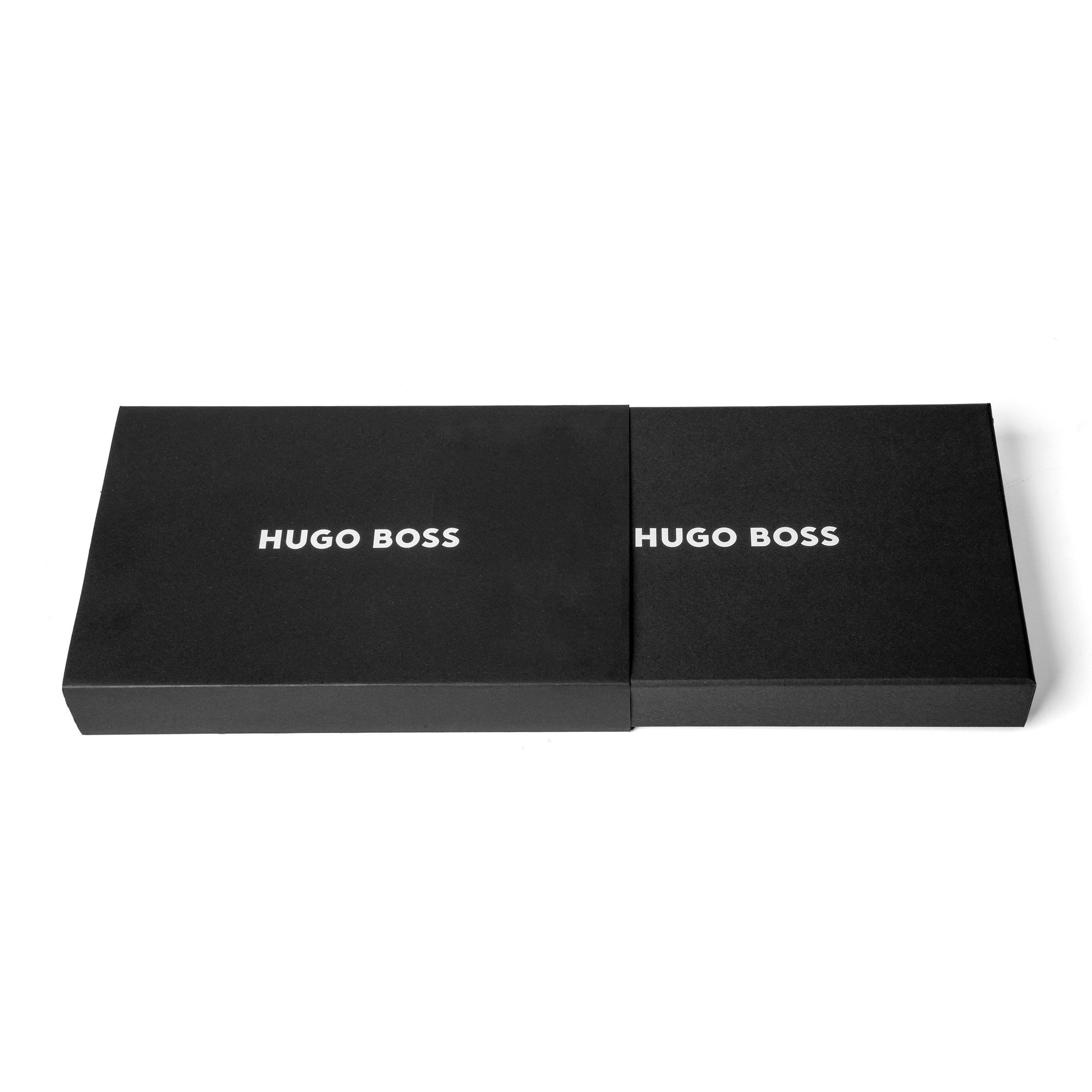 Hugo Boss Carpeta Conferencia Etiqueta Negro A5