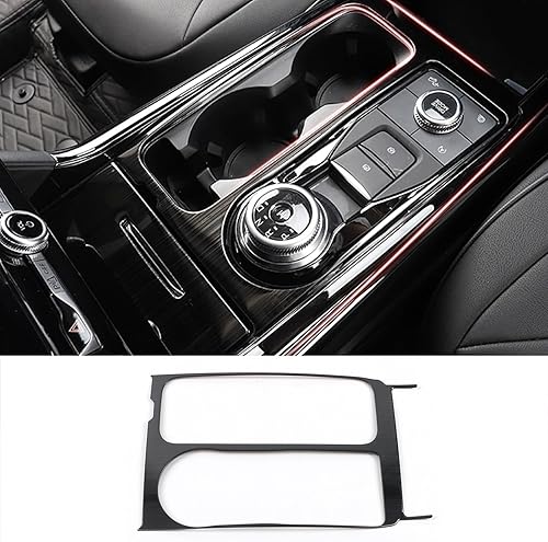 KELEIMAI Accesorios de automĂłvil para Ford Explorer 2020 2021 2022 2023 Caja de cambios interior de acero inoxidable (estilo negro cepillado) 1 KELEIMAI Accesorios de automĂłvil para Ford Explorer 2020 2021 2022 2023 Caja de cambios interior de acero inoxidable (estilo negro cepillado) 1