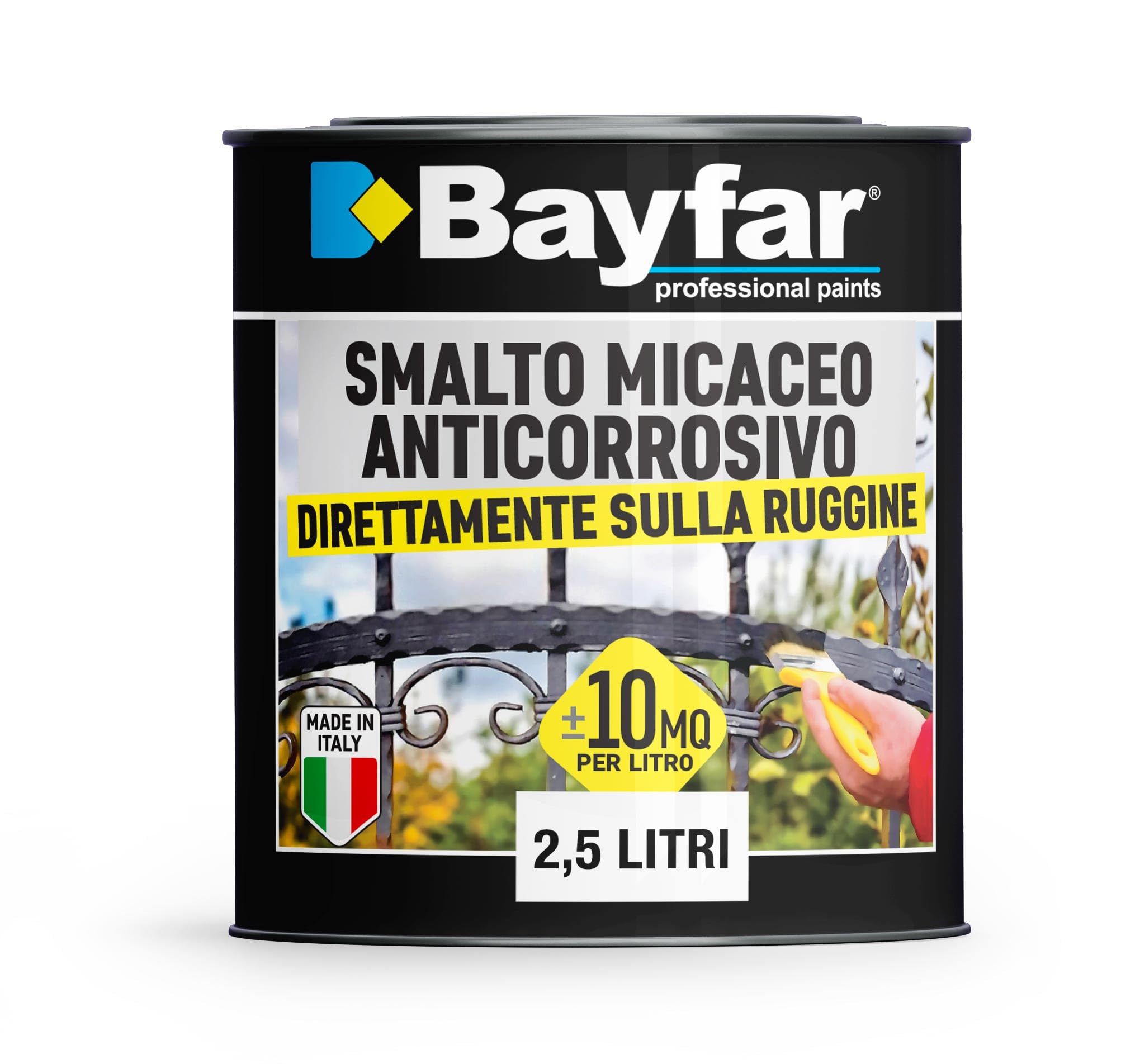 Smalto ferromicaceo antiruggine Canna di Fucile da 2,5 Litri